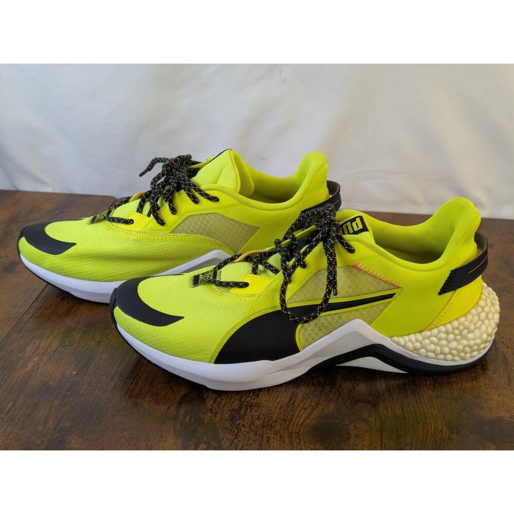Puma Hybrid NX Ozone First Mile Men's Size 8.5 Yellow Black 193108-02 SAMPLE
